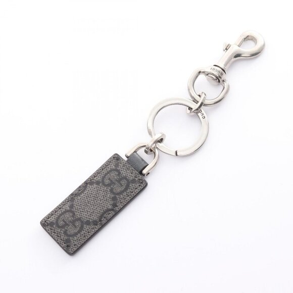 GUCCI Ophidia GG Supreme charm key ring holder - Picture 1 of 4